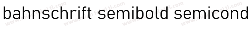 bahnschrift semibold semiconden字体转换